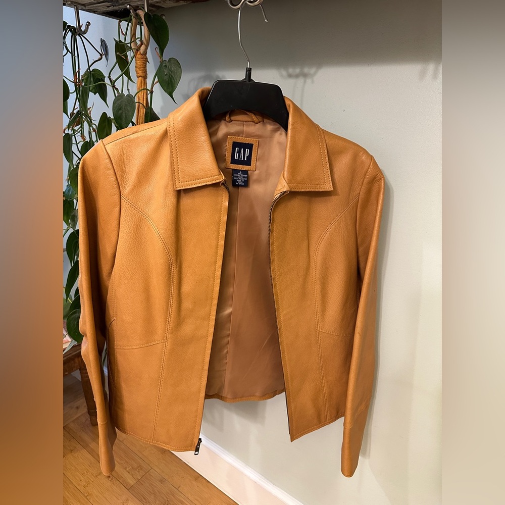Gap Leather Jacket